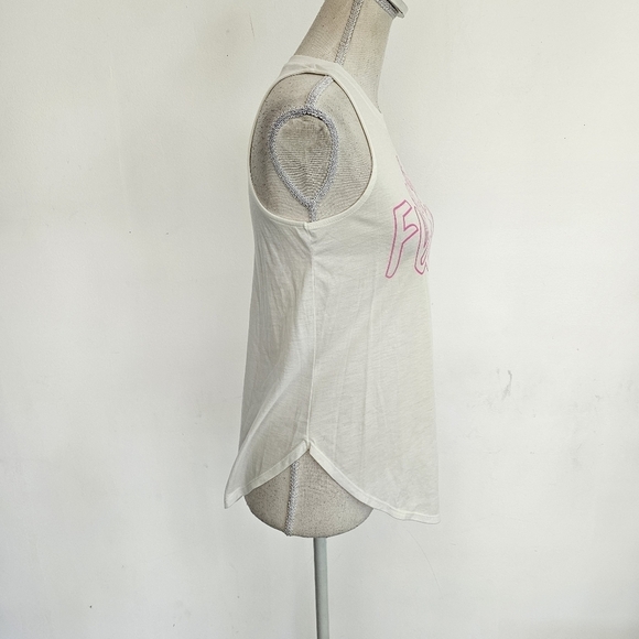 Florida White Hot Pink Flamingo Tank Top - Picture 5 of 8